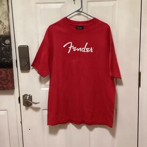 Fender Bold Red Short Sleeve Tee